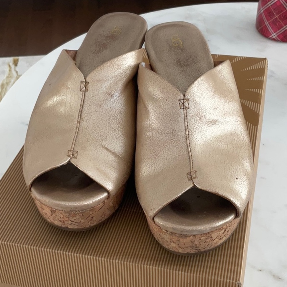 UGG Gold Women's Wedge Sandals